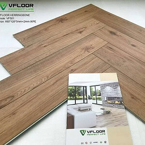 Sàn Nhựa VFloor Xương Cá 5mm VF501