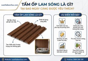Tấm Lam Sóng Trang Trí