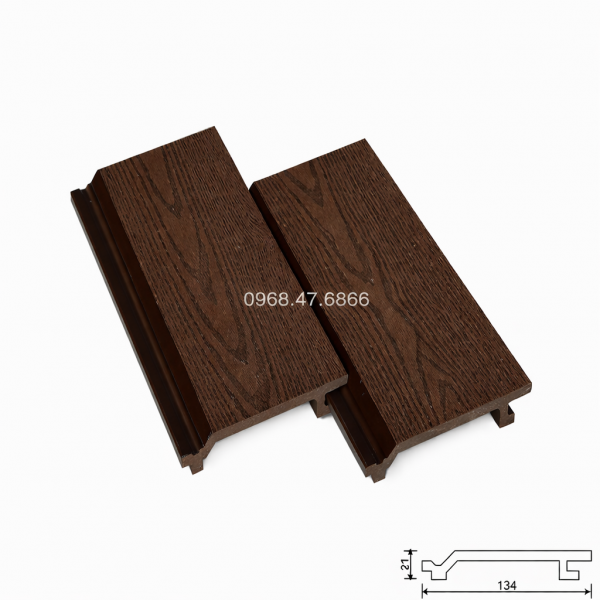 Tấm Ốp Tường Ngoài Trời Một Sóng 2D Cafe