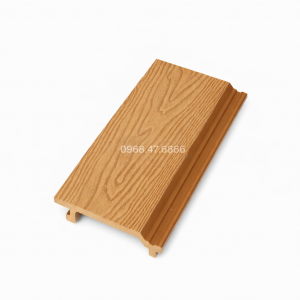 Tấm Ốp Tường Một Sóng Bảo Châu Vân 3D Màu Teak