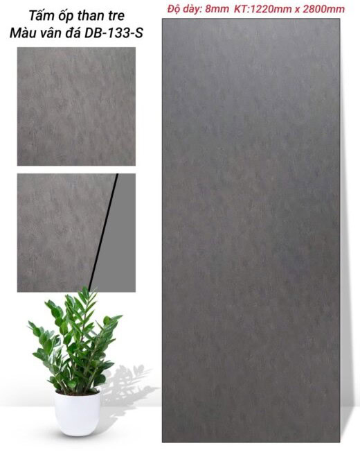 Tấm Ốp Than Tre Vân Đá Bảo Châu DP133S