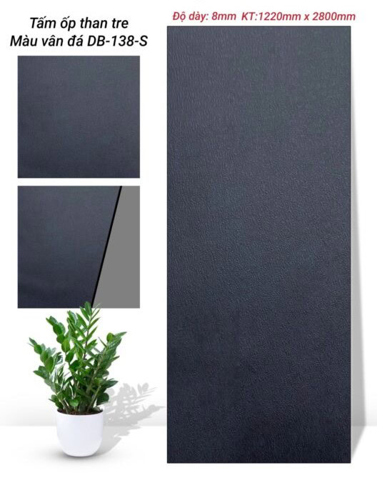 Tấm Ốp Than Tre Vân Đá Bảo Châu DP138S