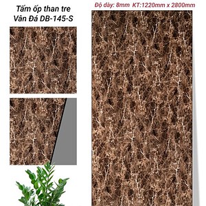 Tấm Ốp Than Tre Vân Đá Bảo Châu DP145S