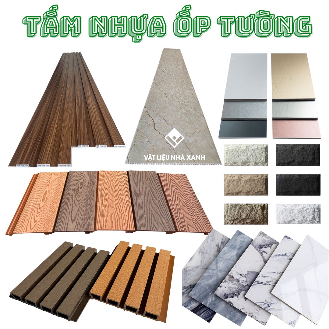 tấm ốp tường phổ biến