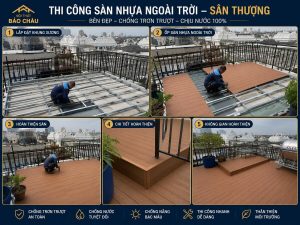Công trình thi công sàn ngoài trời sân thượng
