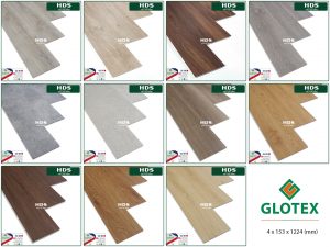 thi công sàn nhựa glotex giả gỗ