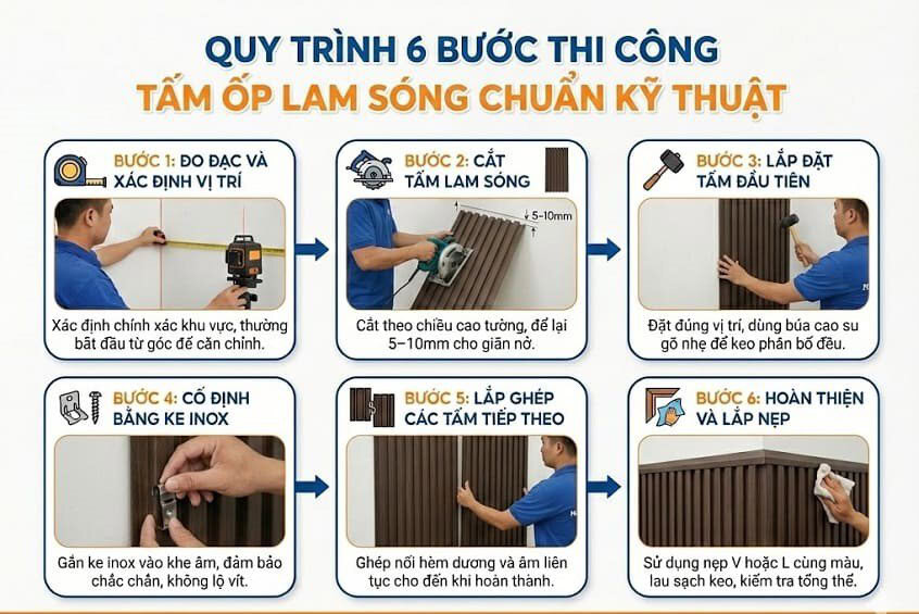 Lam sóng được bảo quản tốt