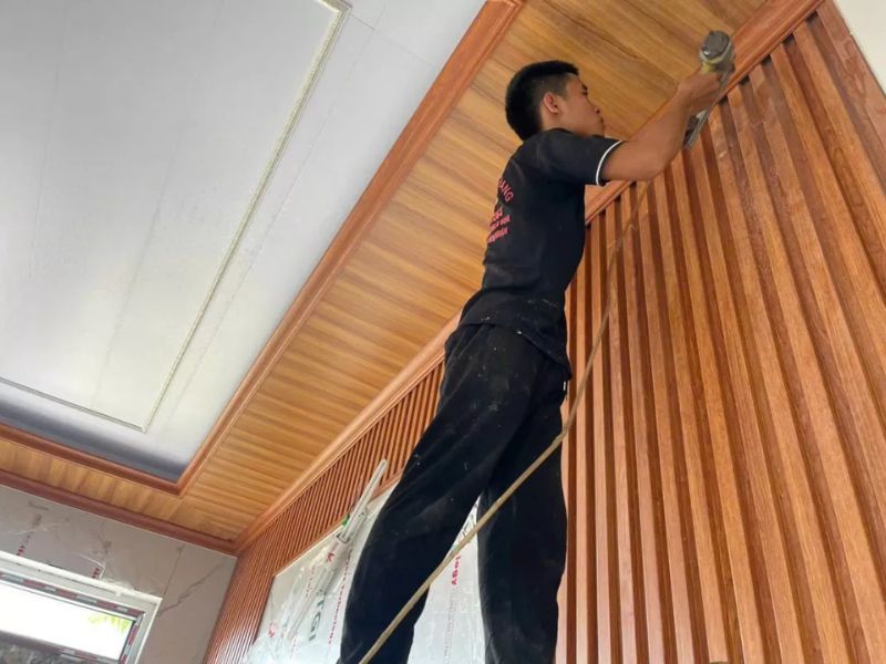 thi công tấm ốp tường thi công tấm ốp tường