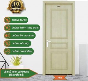 Cửa Composite Phào Nổi