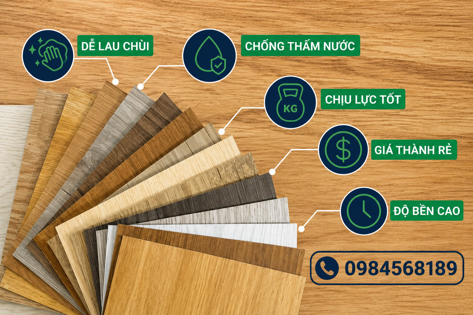 Ưu điểm tấm dán sàn giả gỗ Ưu điểm tấm dán sàn giả gỗ