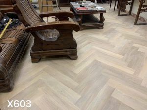 Thi công sàn nhựa xương cá